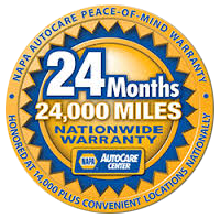 NAPA AutoCare Warranty 24 Mos