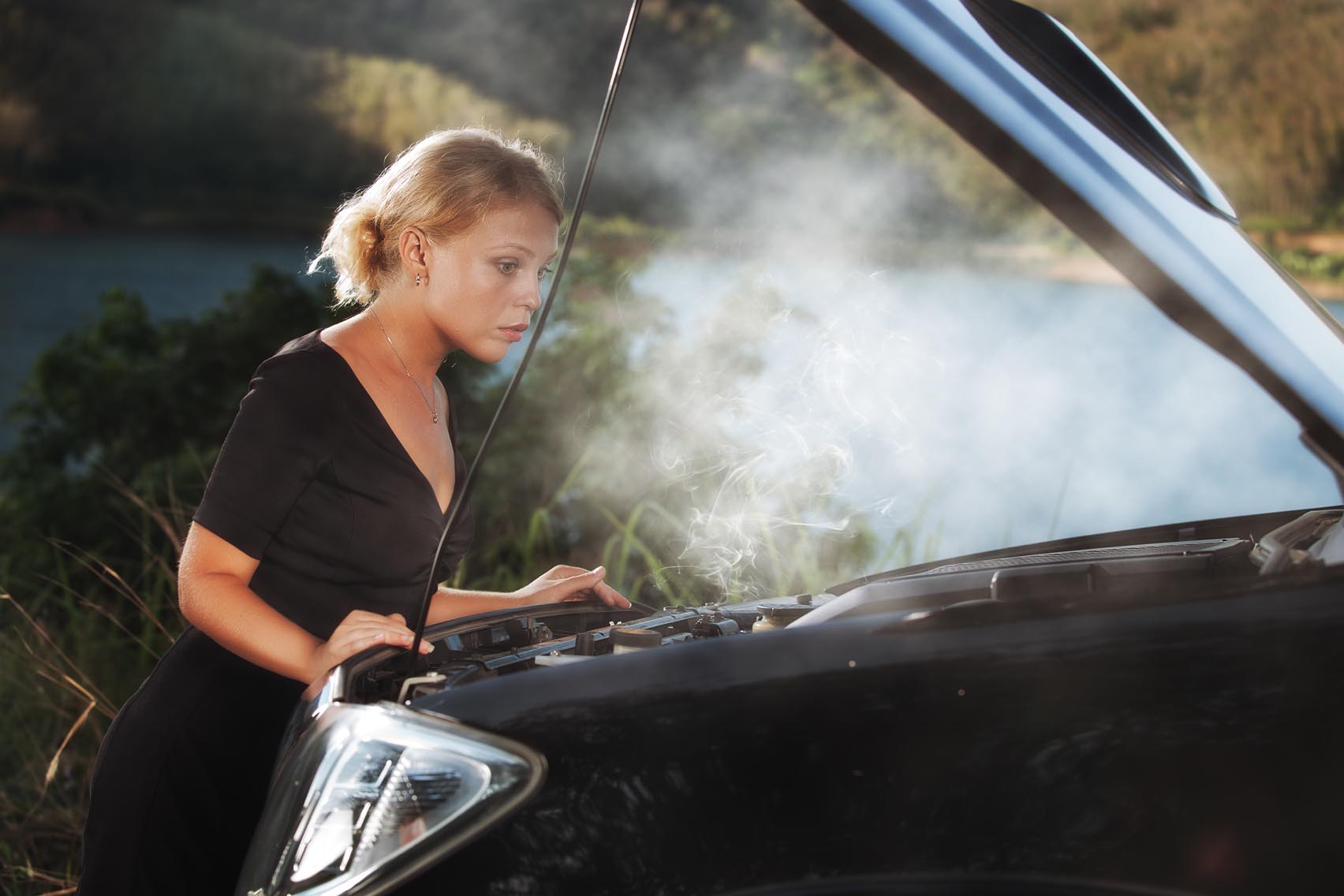 What should I do if my car starts to overheat?